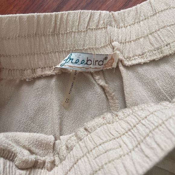 Freebird Beige Drawstring Pants - Picture 4 of 4